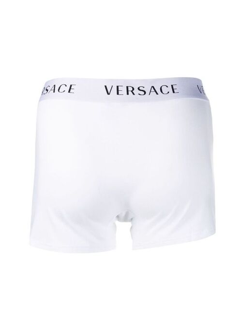 Versace set of two logo-waistband boxers