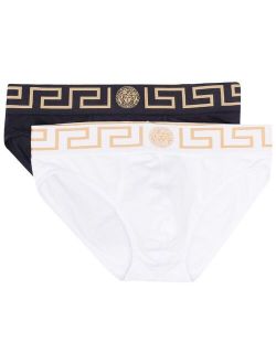 set of two Greca border briefs