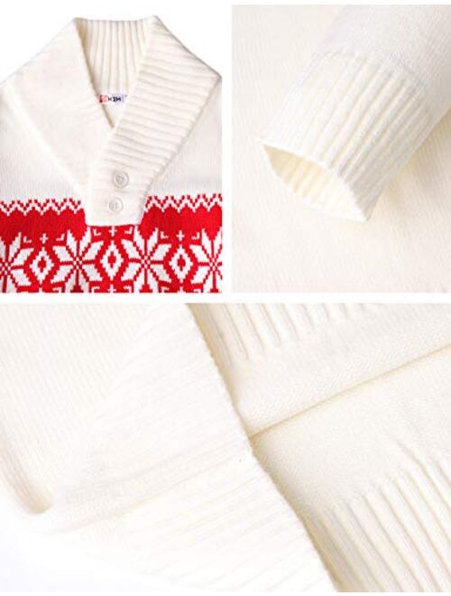 H2H Mens Slim Fit Casual Christmas Sweater Knitted Xmas Knitwear