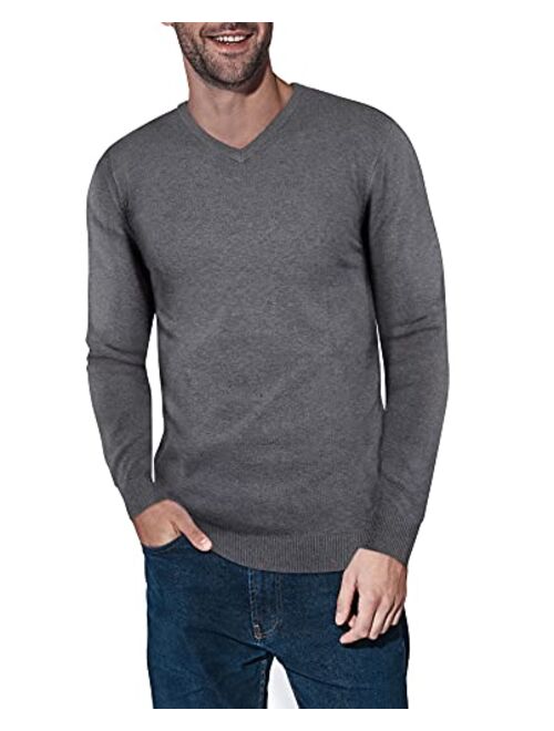 X RAY V-Neck Sweater for Men Soft Slim Fit Middleweight Pullover Regular and Big & Tall Size