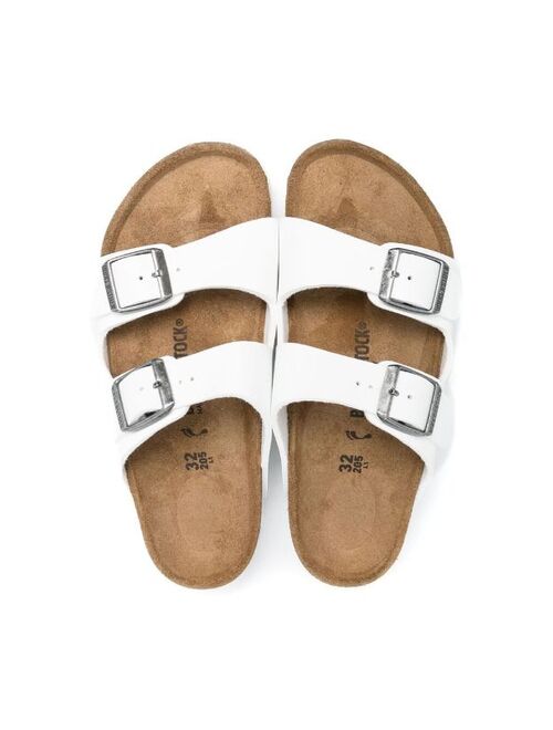 Birkenstock Kids Arizona leather sandals