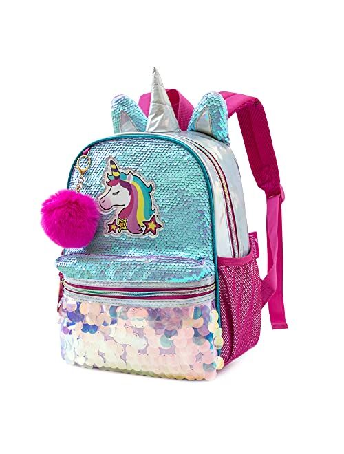 Jasminestar Kids Backpack 13 inch Toddler School Backpacks Kindergarten Bookbag for Boys and Girls (13, Alpaca)