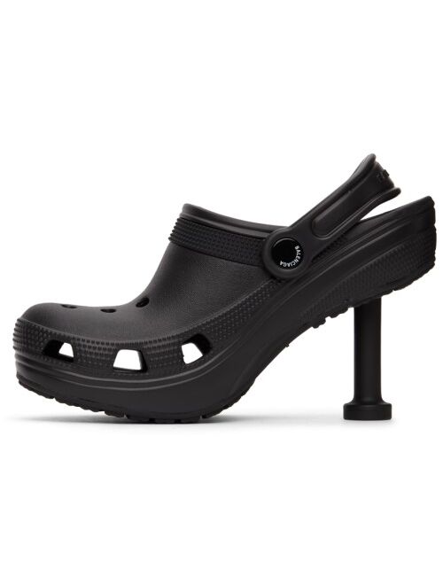 Buy Balenciaga Black Crocs Edition Madame Heels online | Topofstyle