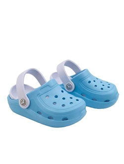 Jiameirui Classic Garden EVA Eco Friendly Clogs for Boys and Girls Breathable Non Slip Pool Slip Ons Lightweight Comfy Beach Sandals Water Shoes for Toddler and Little Ki