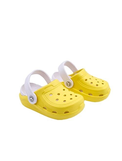 Jiameirui Classic Garden EVA Eco Friendly Clogs for Boys and Girls Breathable Non Slip Pool Slip Ons Lightweight Comfy Beach Sandals Water Shoes for Toddler and Little Ki