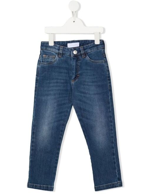 Roberto Cavalli Junior mid-rise straight leg jeans