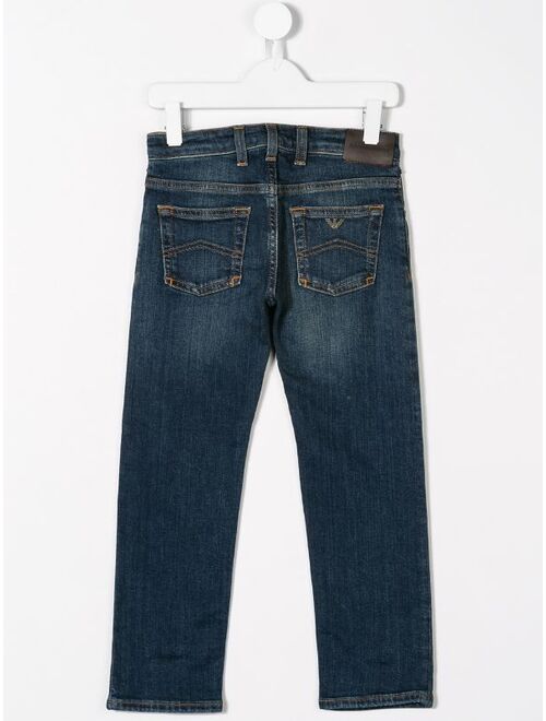 Emporio Armani Kids straight leg denim jeans