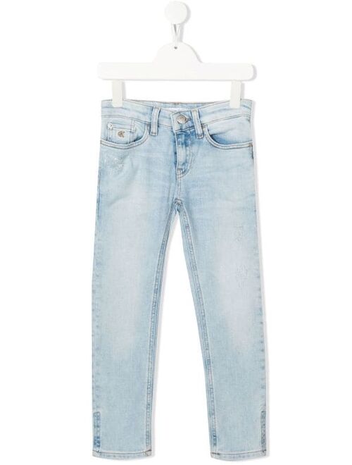 Calvin Klein Kids mid-rise skinny jeans