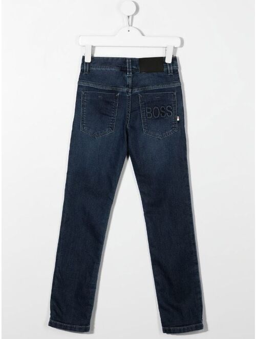 BOSS Kidswear straight-leg denim jeans