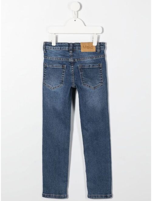 Molo mid-rise straight-leg jeans