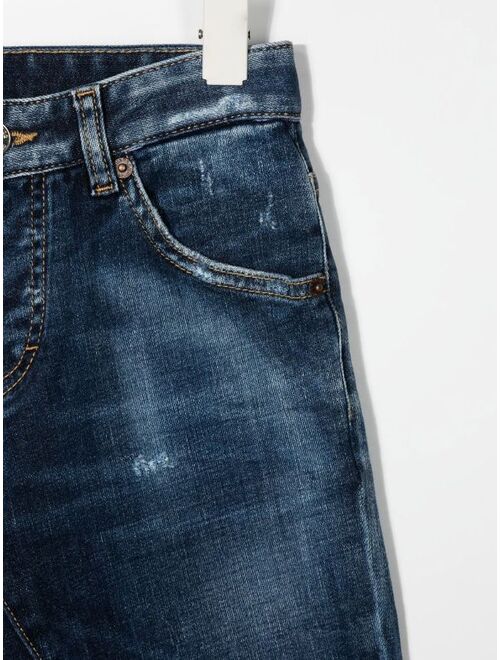 Dsquared2 Kids slim-cut washed jeans