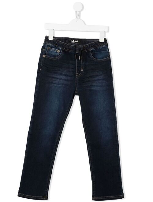 Molo Augustino low-rise straight-leg jeans