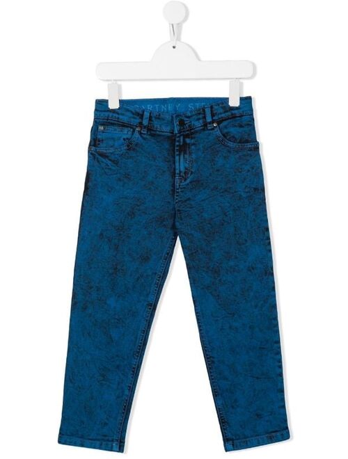 Stella McCartney Kids washed straight-leg jeans