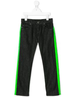 Kids side panel trim jeans