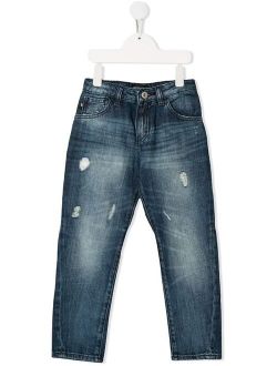 Kids distressed skinny jeans