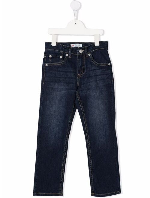 Levi's Kids mid-rise straight leg jeans