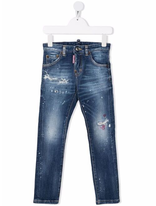 Dsquared2 Kids distressed denim jeans