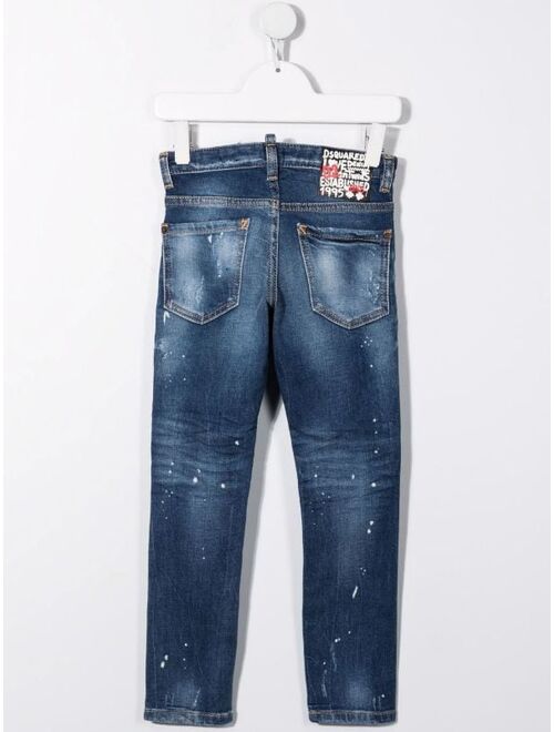 Dsquared2 Kids distressed denim jeans