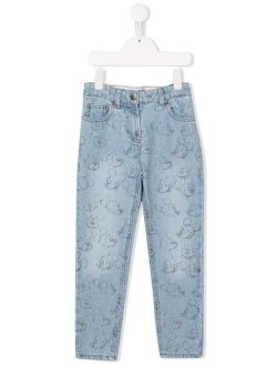 Kids Mickey Mouse staight-leg jeans