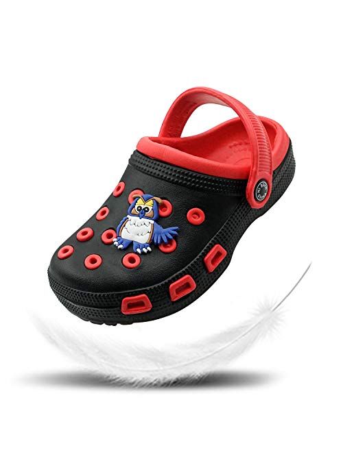 Namektch Toddler Little Kids Clogs Slippers Sandals, Non-Slip Girls Boys Clogs Slide Lightweight Garden Shoes Slip-on Beach Pool Shower Slippers