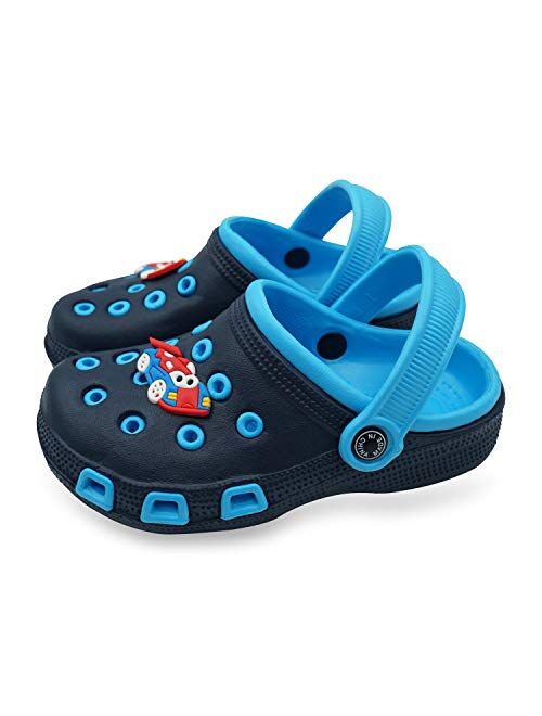 Namektch Toddler Little Kids Clogs Slippers Sandals, Non-Slip Girls Boys Clogs Slide Lightweight Garden Shoes Slip-on Beach Pool Shower Slippers