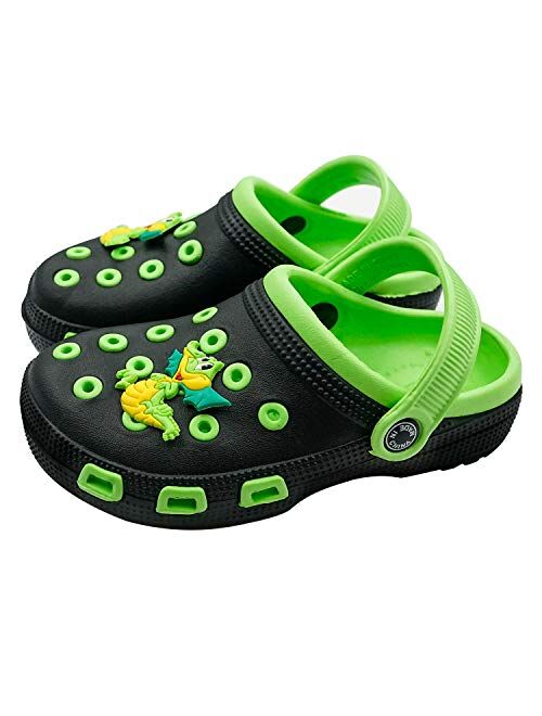 Namektch Toddler Little Kids Clogs Slippers Sandals, Non-Slip Girls Boys Clogs Slide Lightweight Garden Shoes Slip-on Beach Pool Shower Slippers