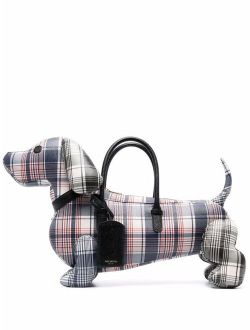 Hector plaid-print tote bag