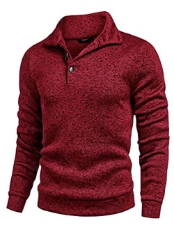 Men's Casual Slim Fit Pullover Sweater Knitted Thermal Sweatershirt