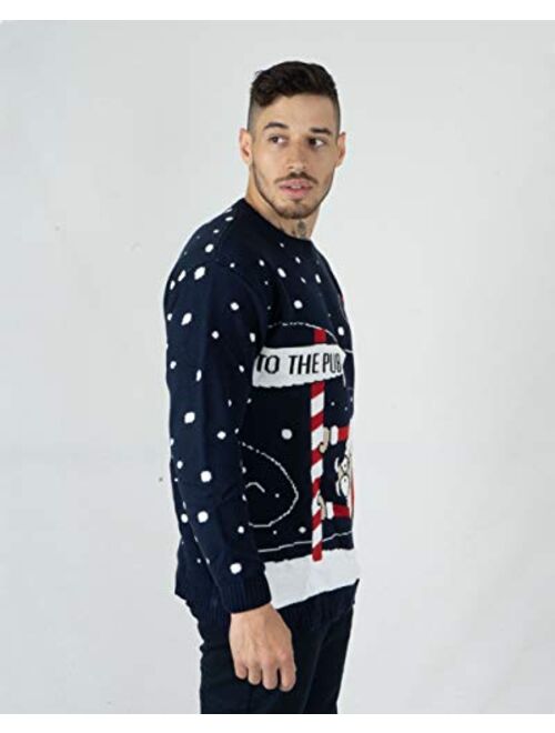 NOROZE Mens Womens Unisex Jumper Xmas Pullover Really Bad Santa