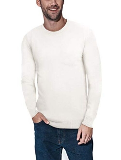 X RAY Crewneck Sweater for Men Slim Fit Ultra Soft Fitted Pullover Mens Sweaters, Regular or Big & Tall Sizes