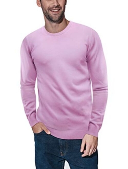 X RAY Crewneck Sweater for Men Slim Fit Ultra Soft Fitted Pullover Mens Sweaters, Regular or Big & Tall Sizes