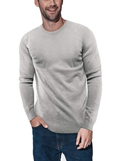 X RAY Crewneck Sweater for Men Slim Fit Ultra Soft Fitted Pullover Mens Sweaters, Regular or Big & Tall Sizes