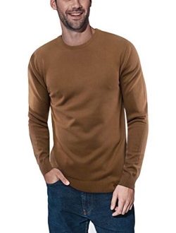 X RAY Crewneck Sweater for Men Slim Fit Ultra Soft Fitted Pullover Mens Sweaters, Regular or Big & Tall Sizes