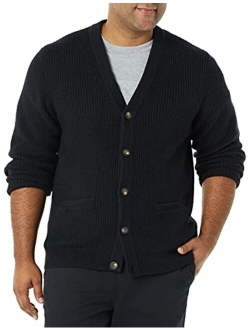 Men's Long-Sleeve Soft Touch Cardigan Sweater