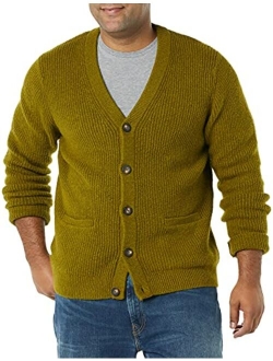 Men's Long-Sleeve Soft Touch Cardigan Sweater