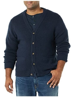 Men's Long-Sleeve Soft Touch Cardigan Sweater