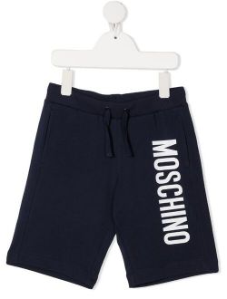 Kids logo-print jersey shorts