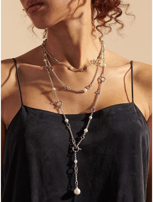 John Hardy Classic Chain Transformable Sautoir pearl necklace