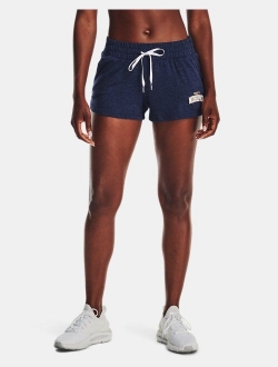 Women's UA Performance Cotton Collegiate Shorts