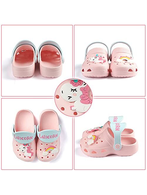 Qtdstz Kids Garden Clogs Slip On Shoes Summer Beach Water Sandals