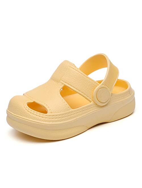 MEMON Baby Boys Girls Clogs Slippers Toddler Slip On Lightweight Sandals Shockproof Girls Summer Pool Beach Shoe