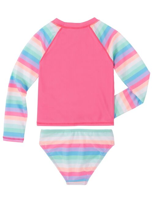 Nautica Big Girls Sunset Rashguard, 2 Piece