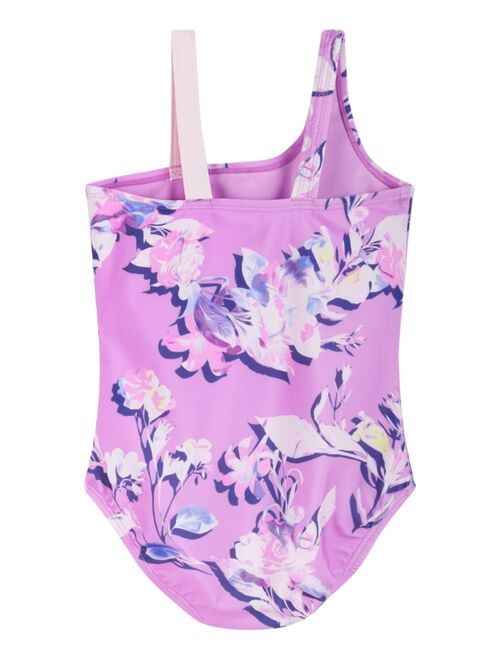 ID IDEOLOGY Toddler & Little Girls Rose-Print Swimsuit, Created for Macy's