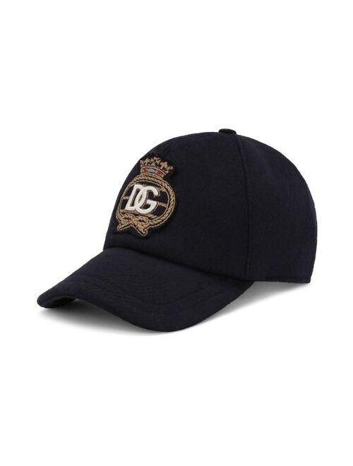 Dolce & Gabbana Kids DG Sailor logo-patch cap