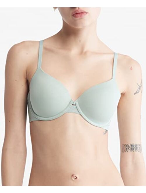 Calvin Klein Women's Perfectly Fit Flex Lightly Lined Perfect Coverage Bra QF6617