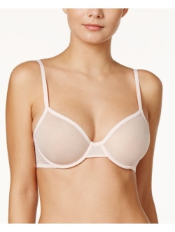 Sheer Marquisette Underwire Unlined Demi Bra QF1680