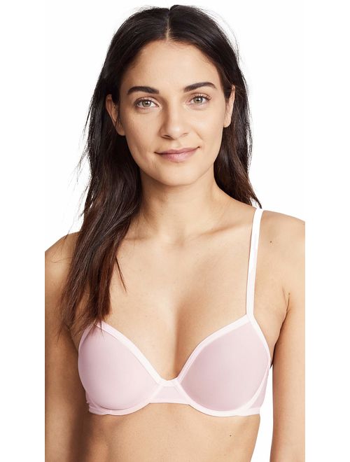 Calvin Klein Sheer Marquisette Underwire Unlined Demi Bra QF1680