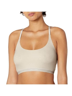 Women's Pure Ribbed Unlined Bralette QF6438