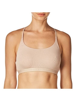 Women's Pure Ribbed Unlined Bralette QF6438