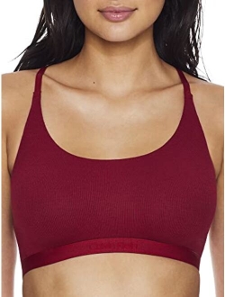 Women's Pure Ribbed Unlined Bralette QF6438